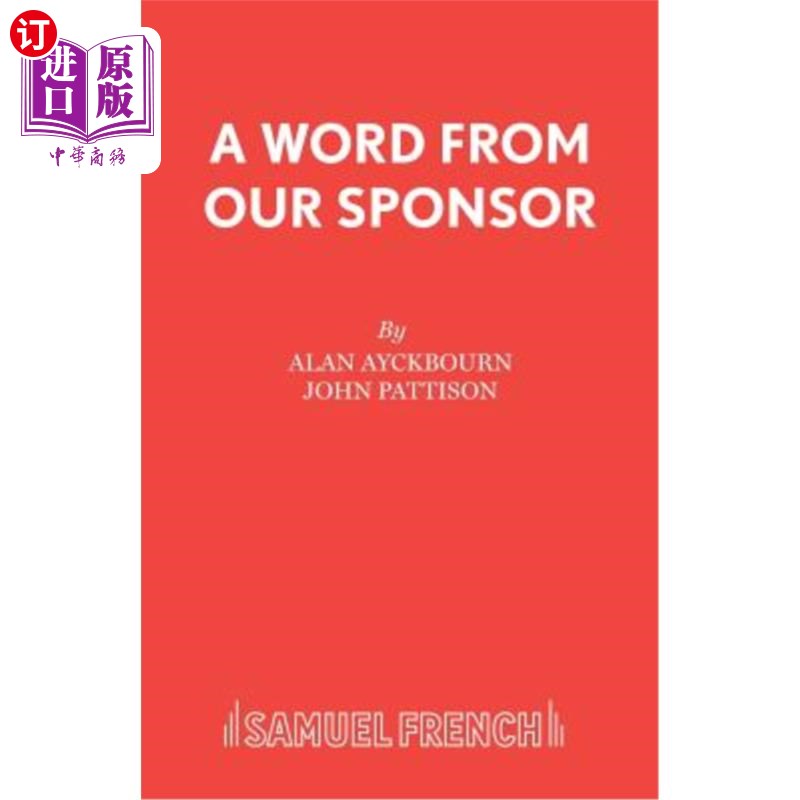 海外直订A Word From Our Sponsor 我们赞助商的一句话