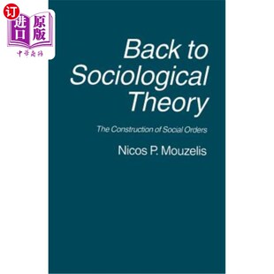 Orders Construction 海外直订Back 建构 The Theory 社会秩序 回到社会学理论 Social Sociological