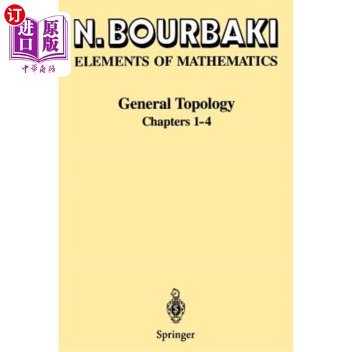 海外直订General Topology: Chapters 1-4 一般拓扑：第1-4章