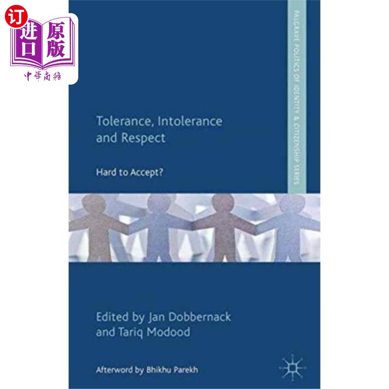 海外直订Tolerance, Intolerance and Respect 容忍、不容忍和尊重