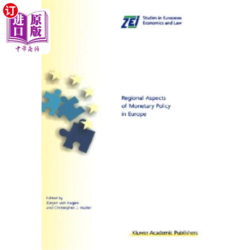 海外直订Regional Aspects of Monetary Policy in Europe 欧洲货币政策的区域层面
