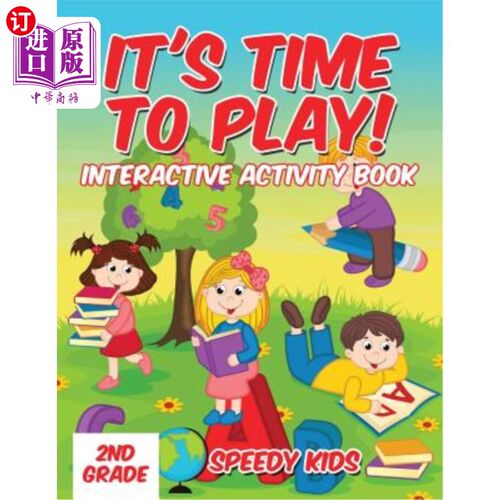 海外直订It's Time to Play!: Interactive Activity Book 2nd Grade 是时候玩了！：互动活动书二年级