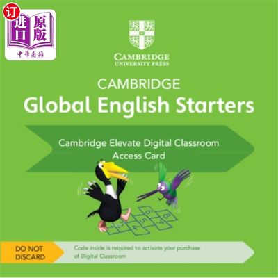 海外直订Cambridge Global English Starters Cambridge Elev... 剑桥全球英语初学者剑桥提升数字课堂(1年)访问卡