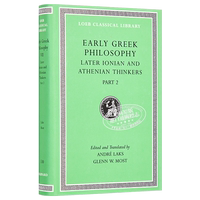預(yù)售 古希臘哲學(xué) 卷七 共九卷 Early Greek Philosophy Volume VII 英文原版 Andre Laks【中商原版】