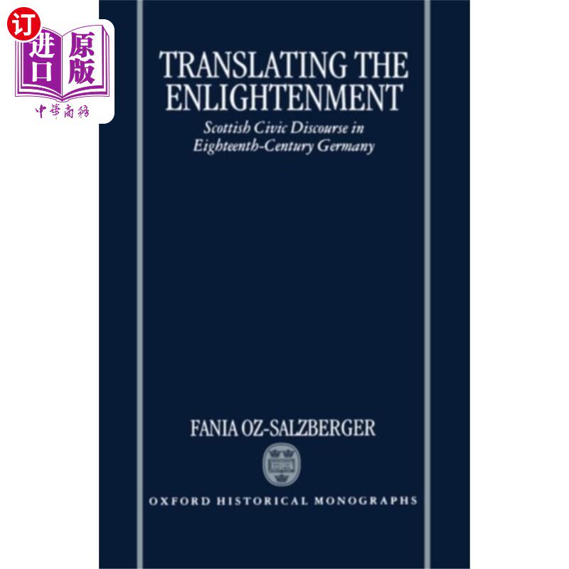 海外直订Translating the Enlightenment 翻译启蒙思想