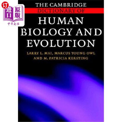 海外直订The Cambridge Dictionary of Human Biology and Evolution 剑桥人类生物学与进化词典