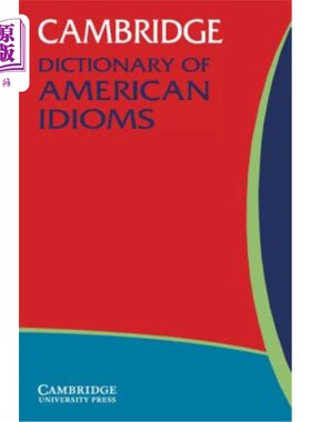 海外直订Cambridge Dictionary of American Idioms 剑桥美国成语词典