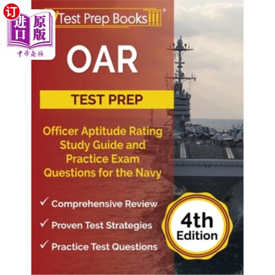 海外直订OAR Test Prep: Officer Aptitude Rating Study Guide and Practice Exam Questions f OAR考试准备:海军军官能力倾