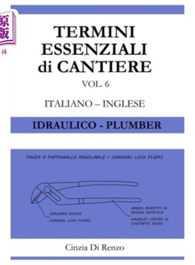 海外直订Termini essenziali di cantiere: Idraulico 基本建筑工地术语：管道