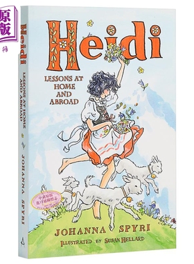 海蒂 英文小说 Heidi 儿童文学经典儿童小说中小学生英语课外阅读【中商原版】