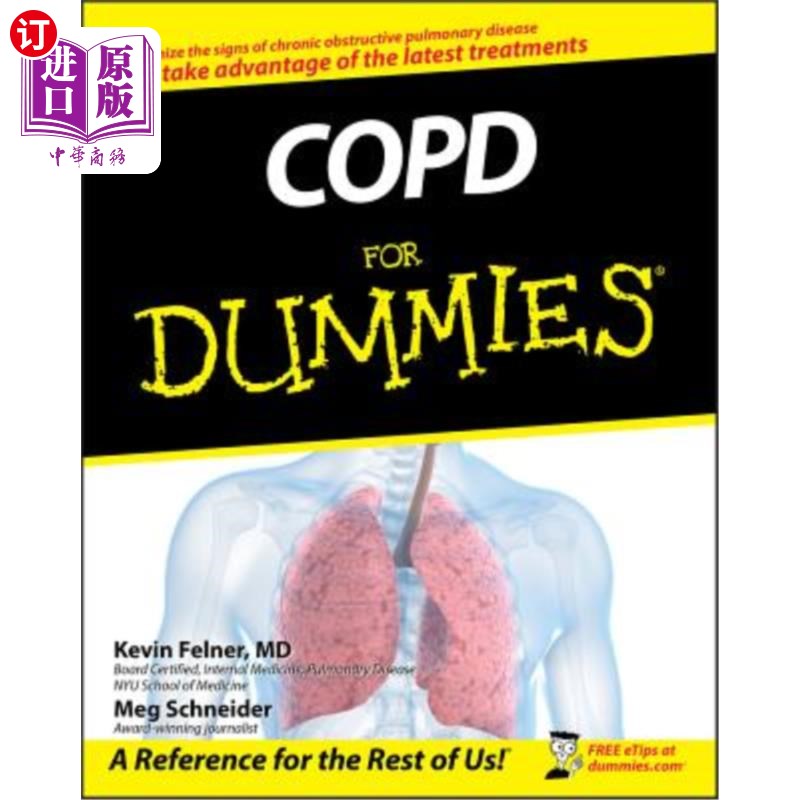 海外直订医药图书COPD for Dummies 用于假人的慢性阻塞性肺病