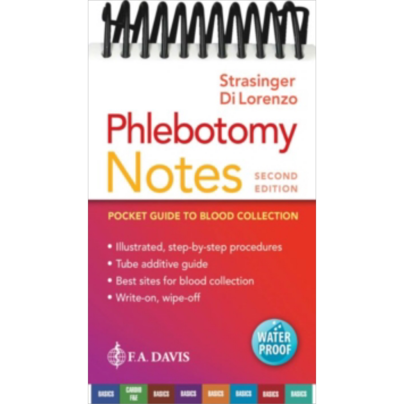 现货 Phlebotomy Notes F A Davis 英文原版 静脉切开术手册【中商原版】