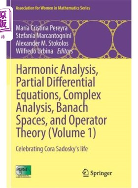 海外直订Harmonic Analysis, Partial Differential Equations, Complex Analysis, Banach Spac 调和分析，偏微分方程，复分