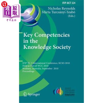 海外直订Key Competencies in the Knowledge Society 知识社会的主要能力