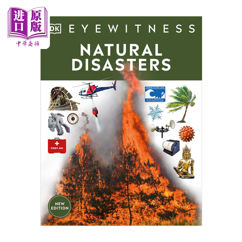 现货 Eyewitness系列自然灾难百科英文原版 Natural Disaster Discover the Awesome Power of Nature Dk【中商原版】-封面