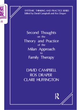 海外直订医药图书Second Thoughts on the Theory and Practice of the Milan Approach to Family Thera 米兰家庭治疗法的理