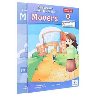 Cambridge YLE Succeed in A1 MOVERS 2018 Format 8 Practice Tests Student's Edition 剑桥国际少儿英语八套真题含音频答?