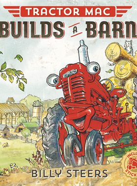 现货 Tractor Mac Builds a Barn 拖拉机麦克造仓谷 英文原版 进口图书 儿童绘本 故事图画书