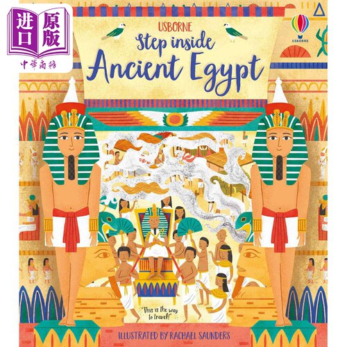 Step Inside Ancient Egypt 尤斯伯恩系列 古埃及 英文原版 进口原版 5岁以上 儿童纸板书 Rob Lloyd Jones【中商原版】