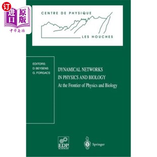the Networks Biology 海外直订医药图书Dynamical Frontier 物理学和生物学中 Physics Biolog and