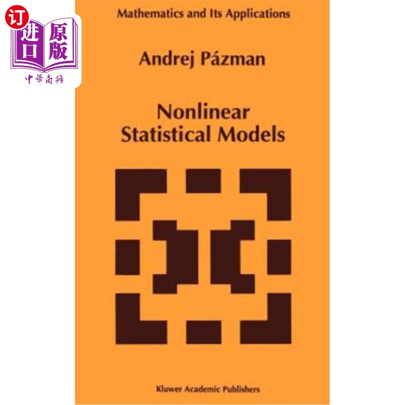 海外直订Nonlinear Statistical Models 非线性统计模型