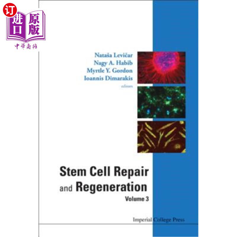 海外直订医药图书Stem Cell Repair and Regeneration, Volume 3 干细胞修复与再生，第3卷