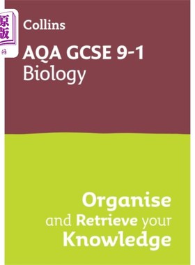 海外直订AQA GCSE 9-1 Biology Organise and Retrieve Your ... AQA GCSE 9-1生物学组织和检索知识