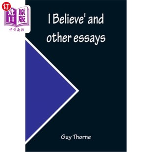 Believe 我相信 and essays 和其他文章 other 海外直订I