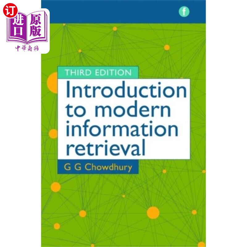 海外直订Introduction to Modern Information Retrieval 现代信息检索导论