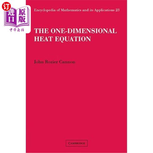 海外直订The One-Dimensional Heat Equation 一维热方程