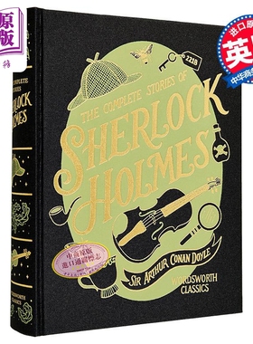 福尔摩斯探案全集英文原版 Sherlock Holmes Wordsworth图书馆收藏系列 福尔摩斯英文原版 福尔摩斯探案集英文原版 福尔摩斯插画版