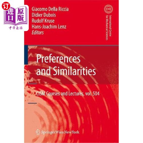 海外直订Preferences and Similarities 喜好和相似之处
