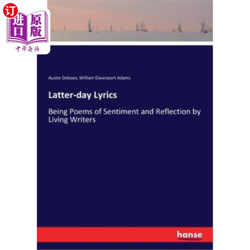 海外直订Latter-day Lyrics 近代歌词