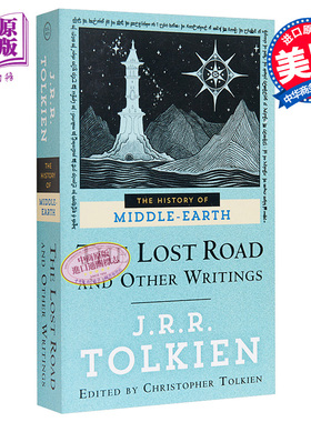 预售 失落之路和其他著作 中洲历史 中土历史系列5 英文原版 The Lost Road and Other Writings J R R Tolkien【中商原版】托尔金