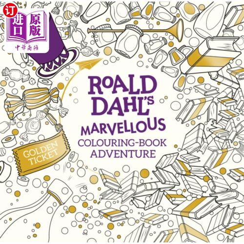 海外直订Roald Dahl's Marvellous Colouring-Book Adventure 罗尔德·达尔的奇妙涂色书历险记