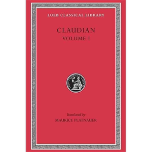预售 克劳狄安 卷1 洛布古典丛书 原文拉英对照版 Claudian 英文原版 Claudian 哲学 人文 【中商原版】
