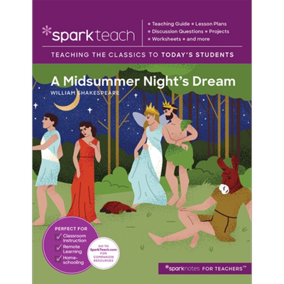 现货 Sparkteach系列 仲夏夜之梦 Sparkteach A Midsummer Night s Dream 莎士比亚 Shakespeare 浪漫喜剧【中商原版】