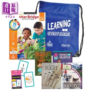 Summer 中商原版 美国Carson 5年级 Dellosa Essentials Bridge 进口英语教辅 暑假衔接家庭学习包 Backpack 英文原版