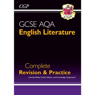 英国CGP GCSE English Literature AQA Complete Revision & Practice includes Online Edition【中商原版】