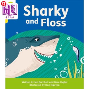 海外直订Oxford Reading Tree: Floppy's Phonics Decoding P... 牛津阅读树:软驱的语音解码练习:牛津第三级:鲨鱼和牙线