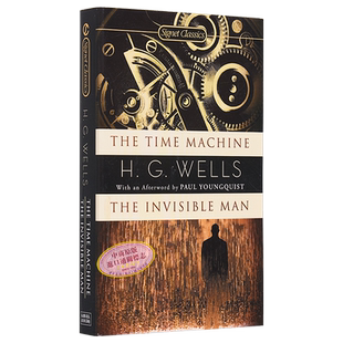 H.G.威尔斯 时间机器 隐形人 英文原版 Signet Classics Time Machine The Invisible Man H.G.Wells 科幻小说原著英文原版书籍