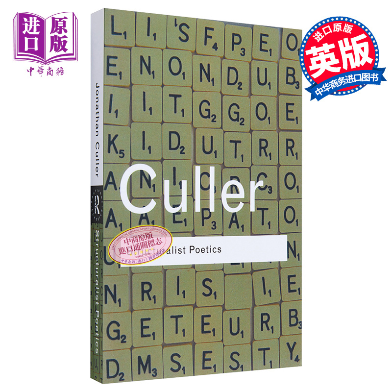 【中商原版】Structuralist Poetics 结构主义诗学/ Jonathan Culler 英文原版