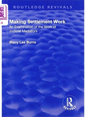 海外直订Making Settlement Work 进行结算工作