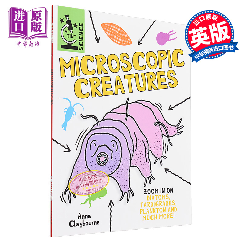 太喜欢科学了 微小科学系列 微观生物 英文原版 Tiny Science Microscopic Creatures Anna Claybourne【中商原版】