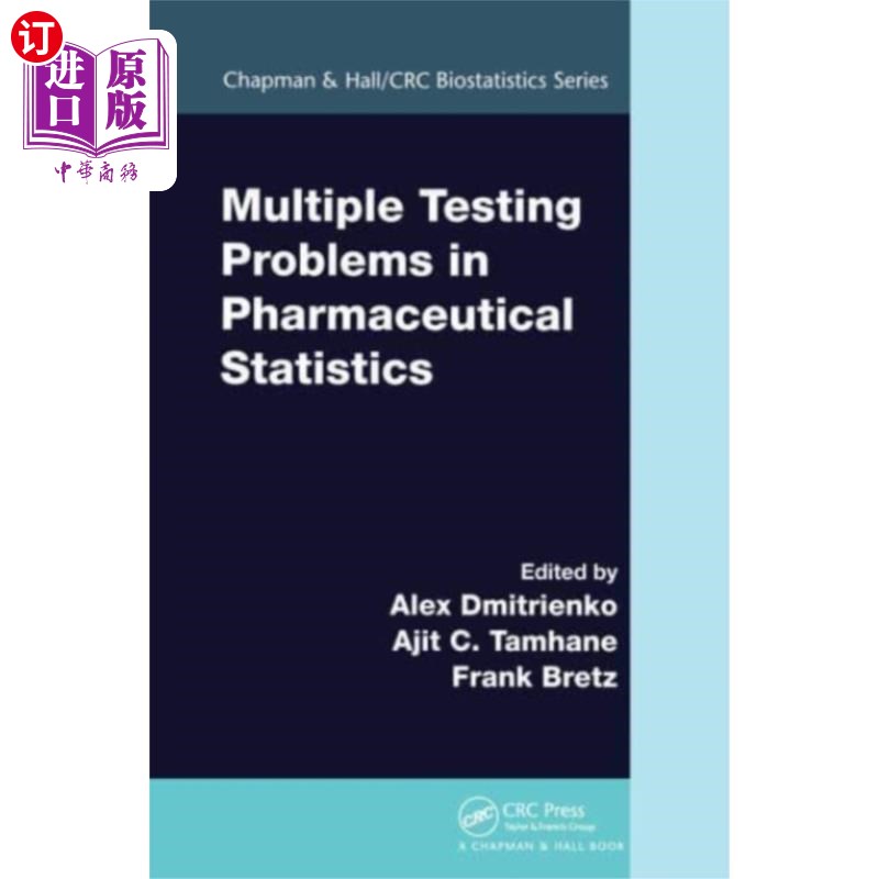 按需印刷医药图书Multiple Testing Problems in Pharmaceutical Stat... 药物统计学中的多重检验问题
