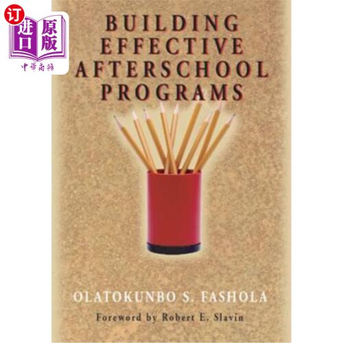 海外直订Building Effective Afterschool Programs 建立有效的课外计划