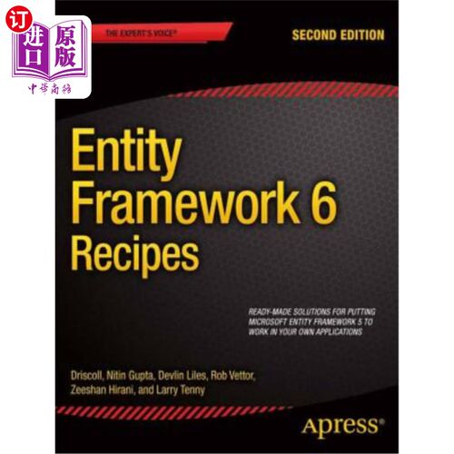 海外直订Entity Framework 6 Recipes 实体框架6配方