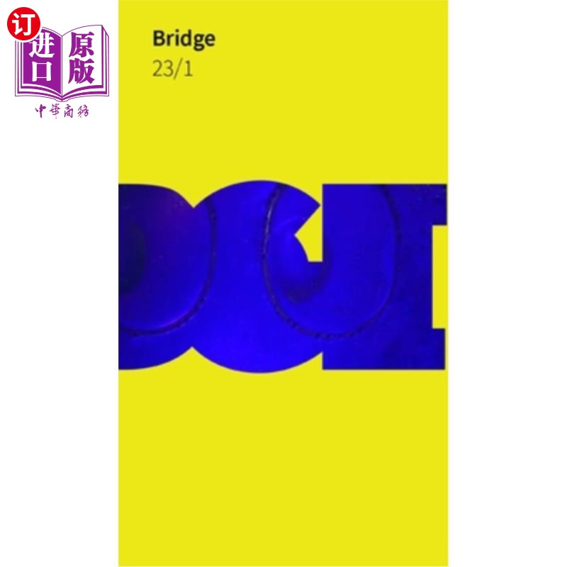 海外直订Bridge Volume 23, Number 1: Data 1: Apparitions 桥第23卷，第1号:数据1:幽灵