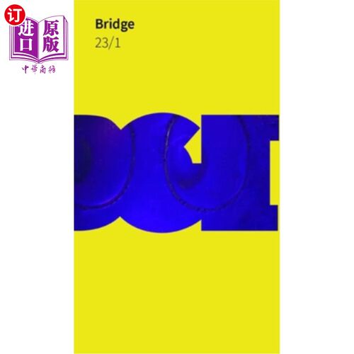 海外直订Bridge Volume 23, Number 1: Data 1: Apparitions 桥第23卷，第1号:数据1:幽灵