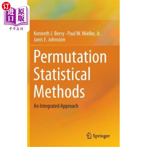 海外直订Permutation Statistical Methods: An Integrated Approach 排列统计方法：一种综合方法